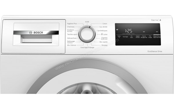 BOSCH WAN2821SFR - Panneau de commandes