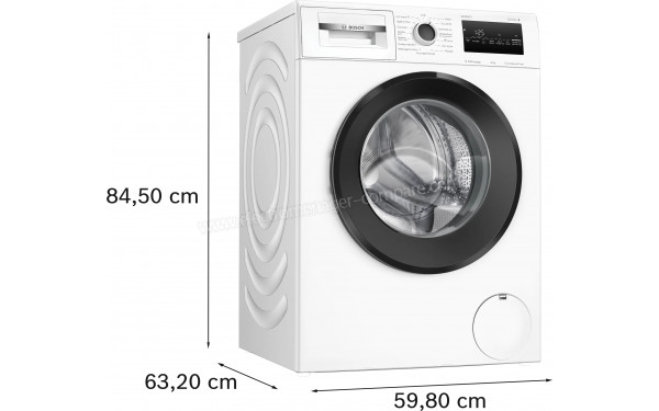 BOSCH WAN2827QFR - Dimensions