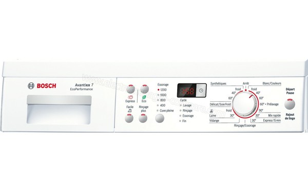 BOSCH WAQ24360FF - Panneau de commandes