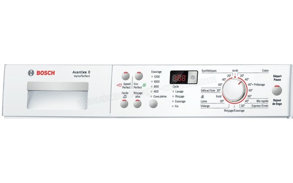BOSCH WAQ24362FF - Panneau de commandes