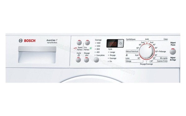 BOSCH WAQ28361FF - Panneau de commandes
