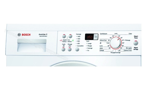 BOSCH WAQ28381FF - Panneau de commandes