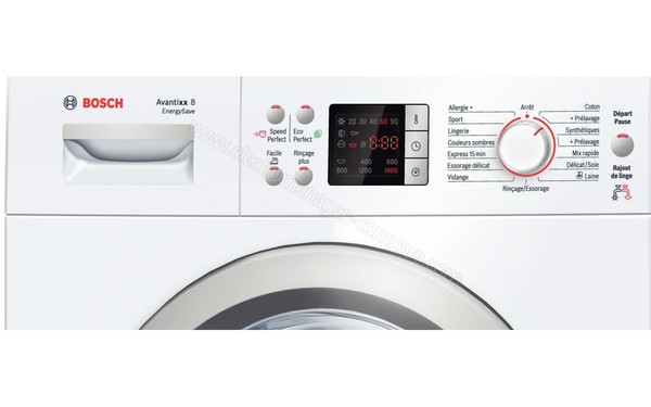 BOSCH WAQ28412FF - Panneau de commandes