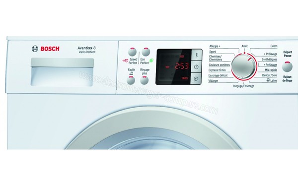 BOSCH WAQ28481FF - Panneau de commandes