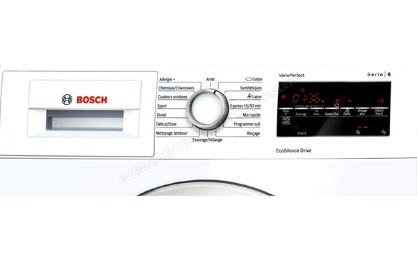 BOSCH WAT28480FF - Panneau de commandes