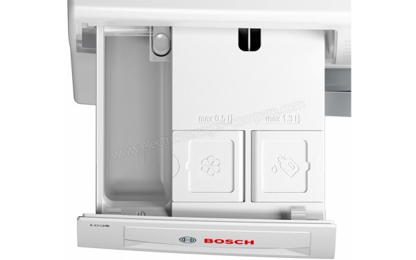 BOSCH WAT28618FF - Vue des bacs &agrave; produit