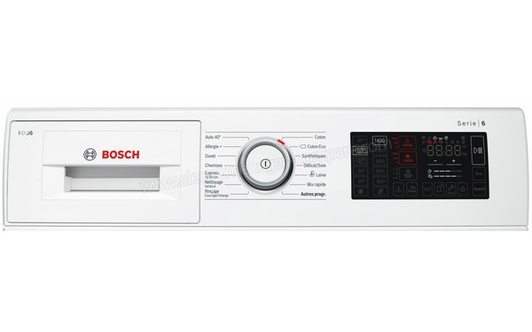 BOSCH WAT286H9FF - Panneau de commandes