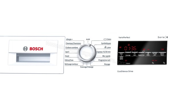 BOSCH WAT32480FF - Panneau de commandes