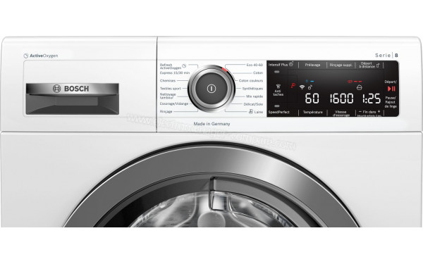 BOSCH WAX32LH1FF - Panneau de commandes