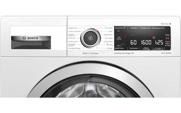 BOSCH WAX32M01FF - Panneau de commandes