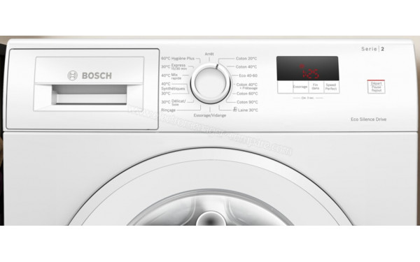 BOSCH WGE02406FR - Panneau de commandes