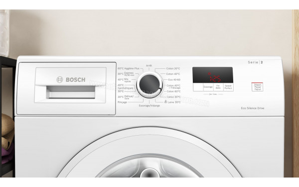 BOSCH WGE02407FR - Panneau de commandes