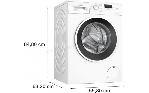 BOSCH WGE03201FR - Dimensions
