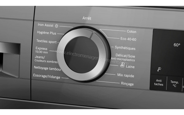 BOSCH WGG244ZRFR - Vue des programmes