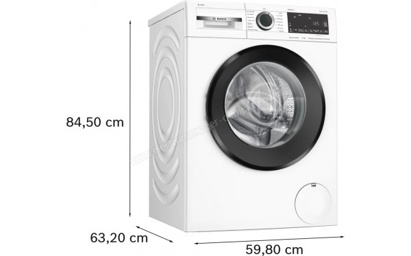 BOSCH WGG254FQFR - Dimensions