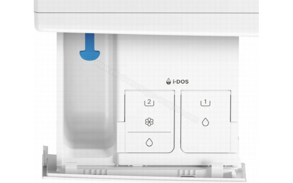 BOSCH WGH256ASFR - Zoom sur le tiroir lessiviel