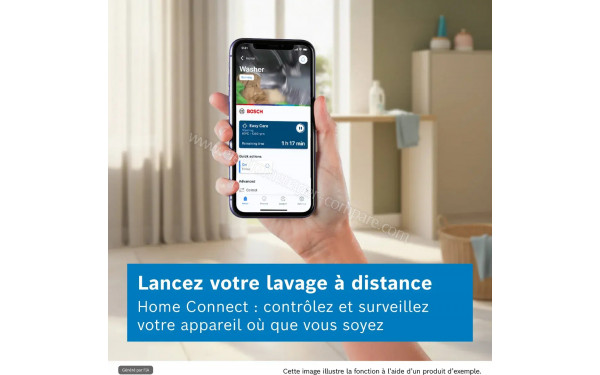 BOSCH WGJ23407FR - Application pour smartphones ou tablettes