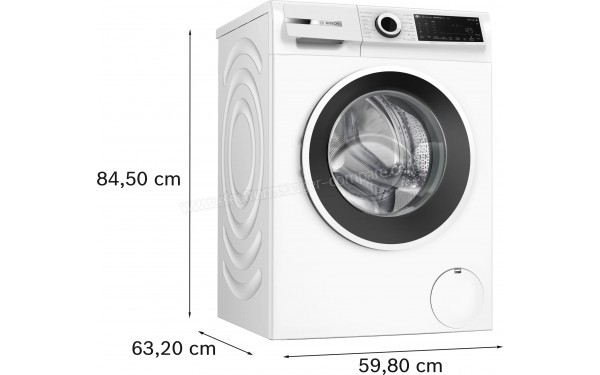 BOSCH WGJ23407FR - Dimensions