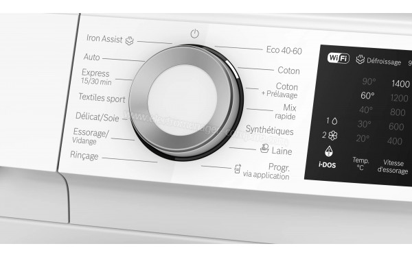 BOSCH WGJ244ASFR - Vue des programmes