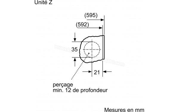 BOSCH WIW24348FF - Dimensions