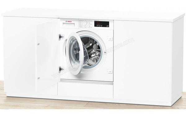 BOSCH WIW28340FF - Vue 3/4 droite (position encastr&eacute;e)