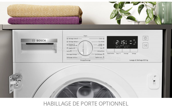 BOSCH WKD28260FR - Panneau de commandes