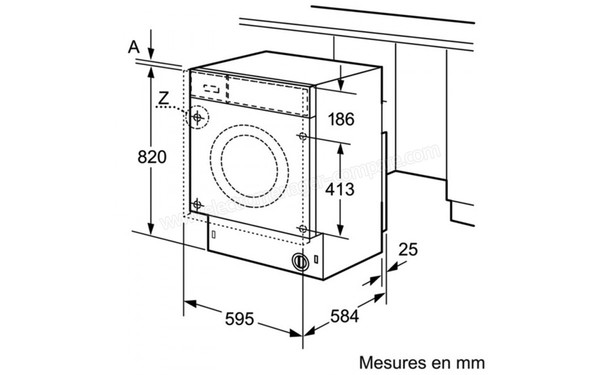 BOSCH WKD28541FF - Schema Tecnique 2