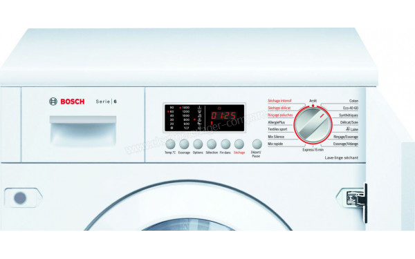 BOSCH WKD28542FF - Panneau de commandes