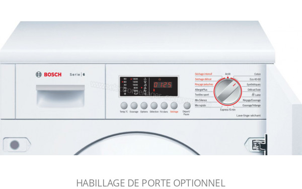 BOSCH WKD28543FR - Panneau de commandes