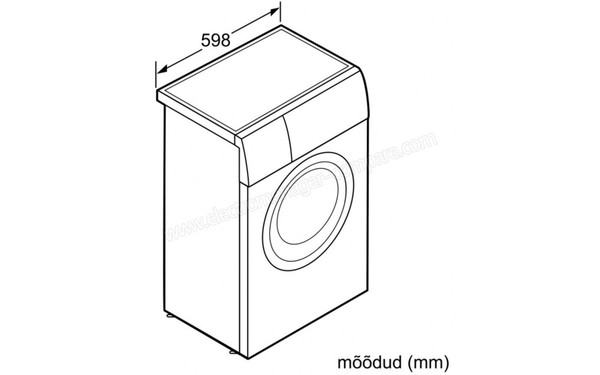 BOSCH WLG20260BY - Largeur