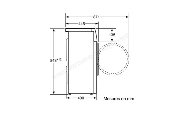 BOSCH WLG24260FF - Sch&eacute;ma technique