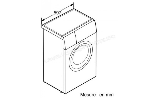 BOSCH WLK24161FF - Sch&eacute;ma d'encastrement 2