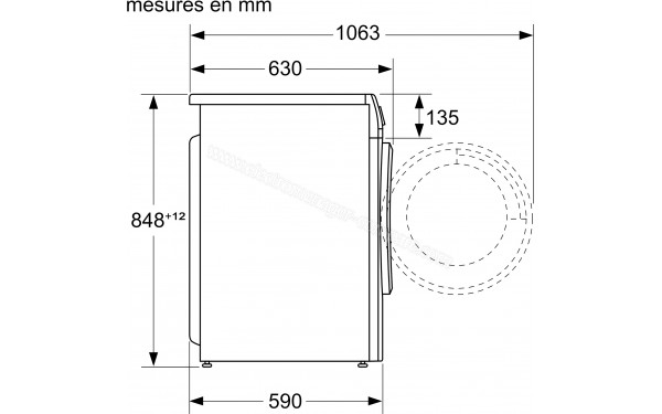 BOSCH WNA13400FF - Sch&eacute;ma technique