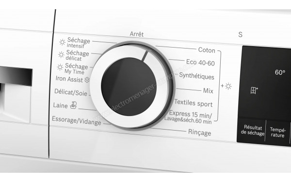 BOSCH WNA14401FR - Vue des programmes