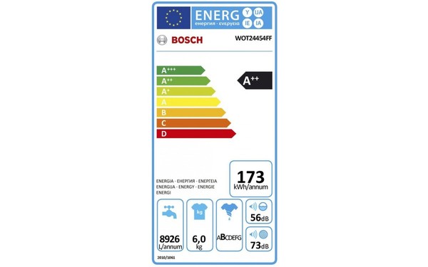 BOSCH WOT24454FF - &Eacute;tiquette &eacute;nergie