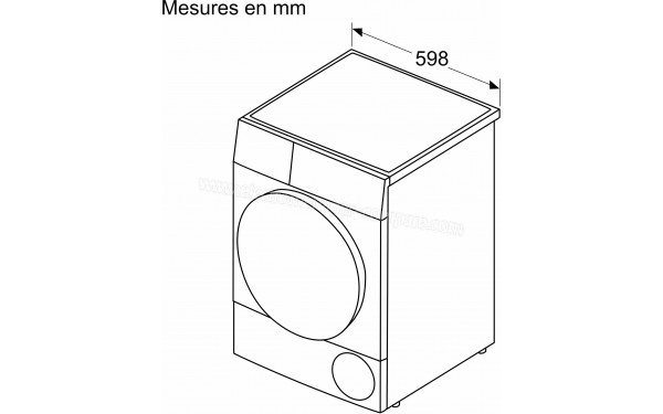 BOSCH WQB246C0FR - Dimensions
