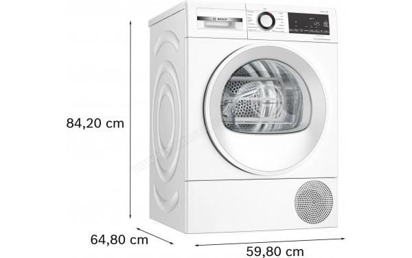 BOSCH WQG13500FR - Dimensions