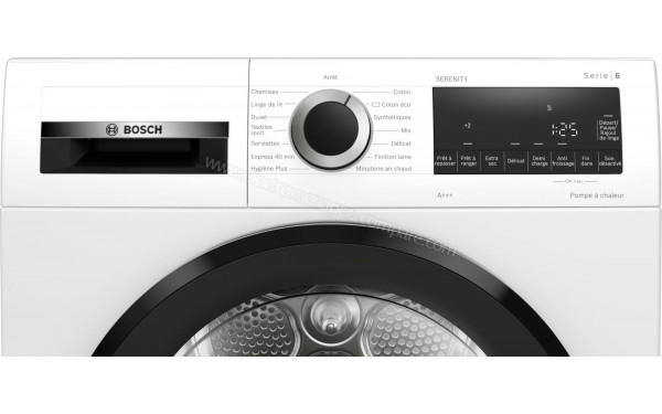 BOSCH WQG233DSFR - Panneau de commandes