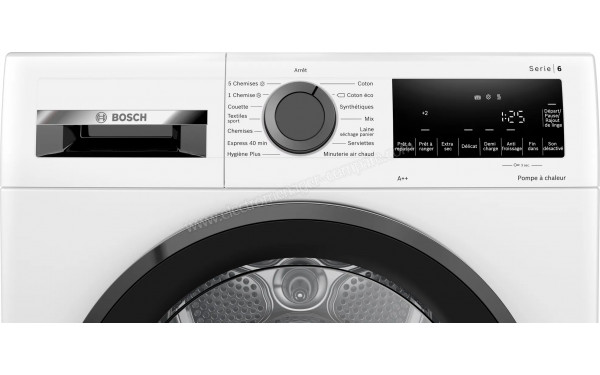 BOSCH WQG245A0FR - Panneau de commandes