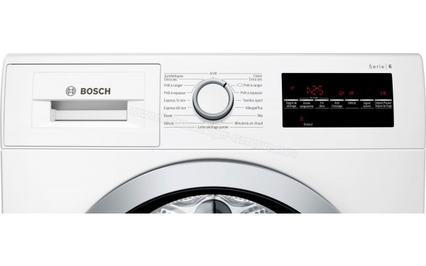 BOSCH WTG85409FF - Panneau de commandes