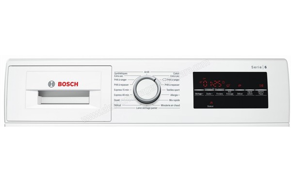 BOSCH WTG86409FF - Panneau de commandes n&deg;1