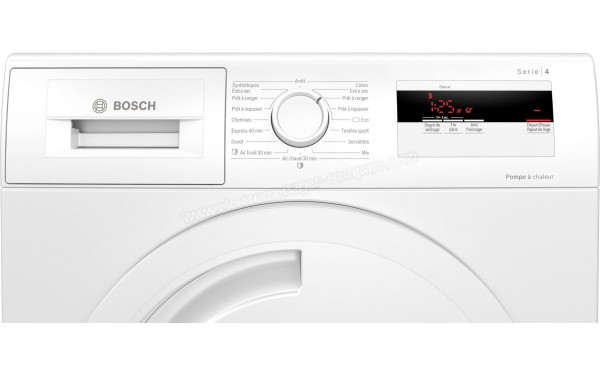 BOSCH WTH83002FF - Panneau de commandes