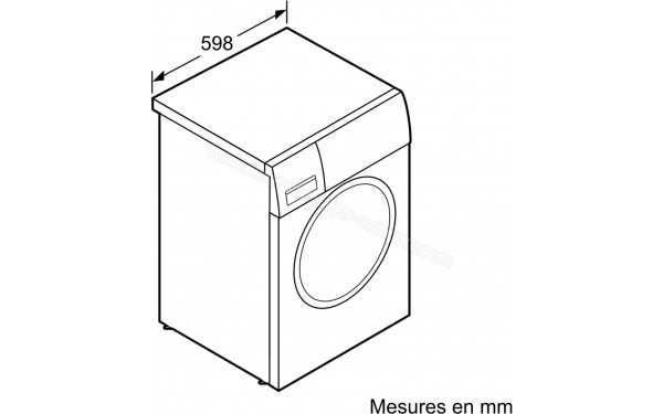 BOSCH WTH83002FF - Mise en situation