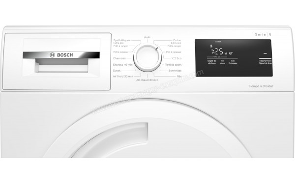 BOSCH WTH83014FR - Panneau de commandes