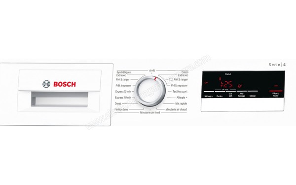 BOSCH WTN83202FF - Panneau de commandes