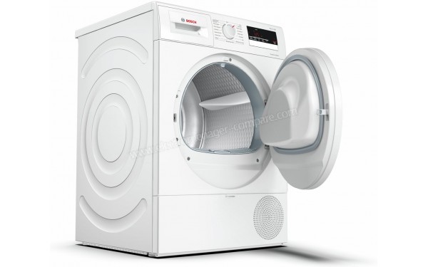 BOSCH WTR83V00FF - Vue 3/4 gauche porte ouverte