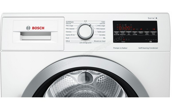 BOSCH WTW85460FF - Panneau de commandes