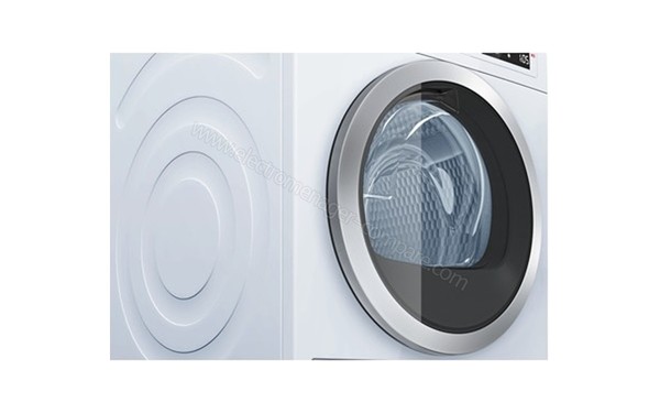 BOSCH WTW87590FF - Vue 3/4 gauche hublot