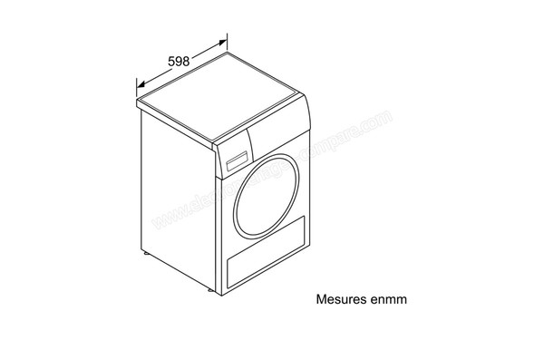 BOSCH WTWH7591FF - Dimensions 2