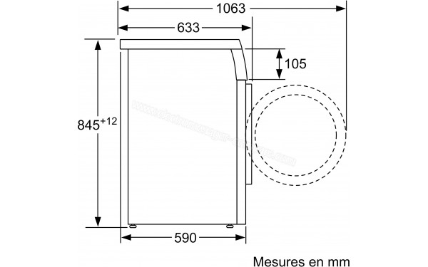 BOSCH WUU28T09FF - Sch&eacute;ma technique